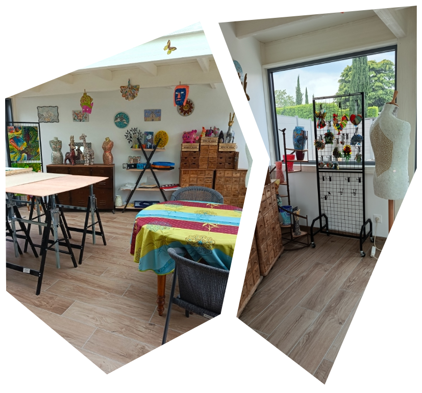 Atelier mosaïque et création vitrail Tiffany Nord-Isère Cocoanyth